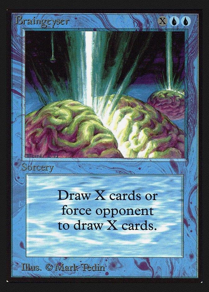 Magic: The Gathering MTG Single Braingeyser [International Collectors’ Edition]