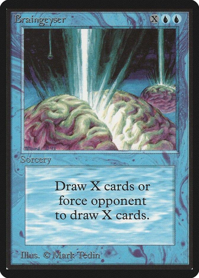 Magic: The Gathering MTG Single Braingeyser [Limited Edition Beta]