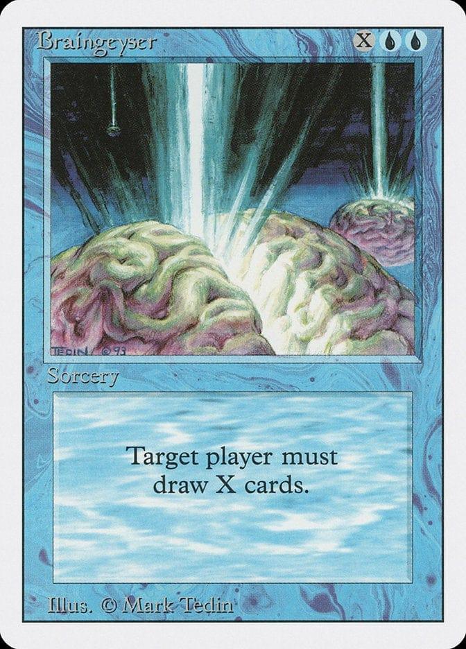 Magic: The Gathering MTG Single Braingeyser [Revised Edition]