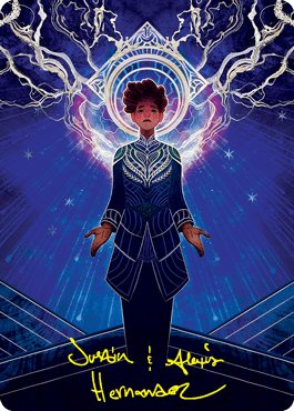 Magic: The Gathering MTG Single Brainstorm Art Card (Gold-Stamped Signature) [Strixhaven: School of Mages Art Series]