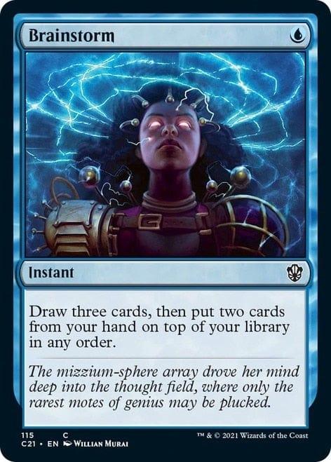 Magic: The Gathering MTG Single Brainstorm [Commander 2021]