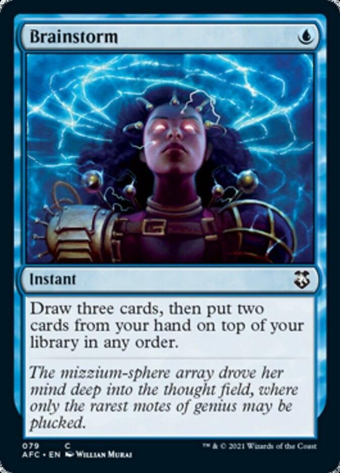 Magic: The Gathering MTG Single Brainstorm [Dungeons & Dragons: Adventures in the Forgotten Realms Commander]