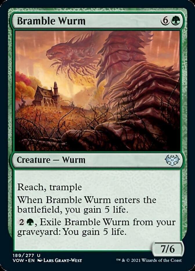 Magic: The Gathering MTG Single Bramble Wurm [Innistrad: Crimson Vow]
