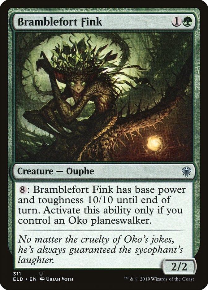 Magic: The Gathering MTG Single Bramblefort Fink [Throne of Eldraine]