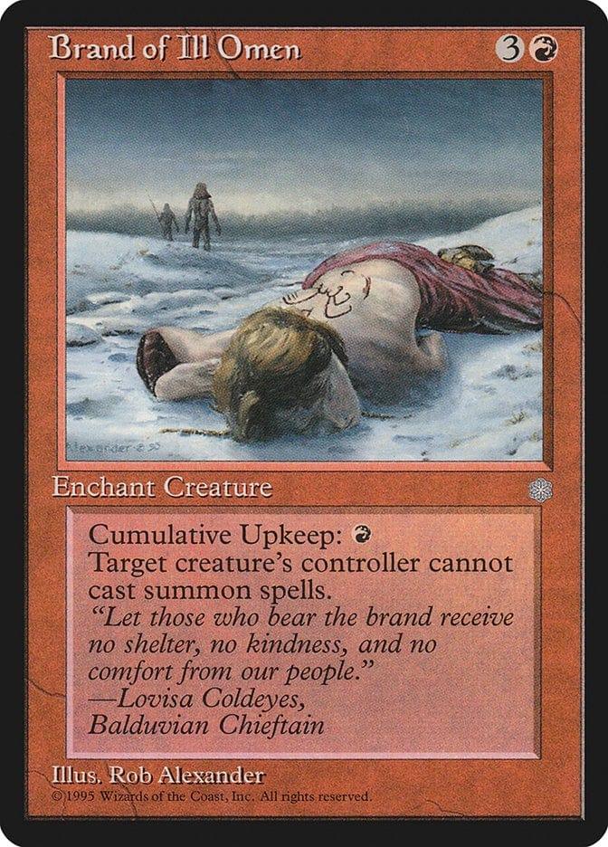 Magic: The Gathering MTG Single Brand of Ill Omen [Ice Age]