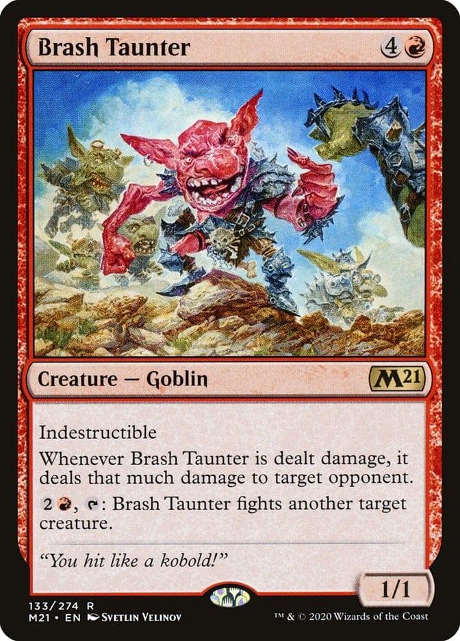 Magic: The Gathering MTG Single Brash Taunter [Core Set 2021]
