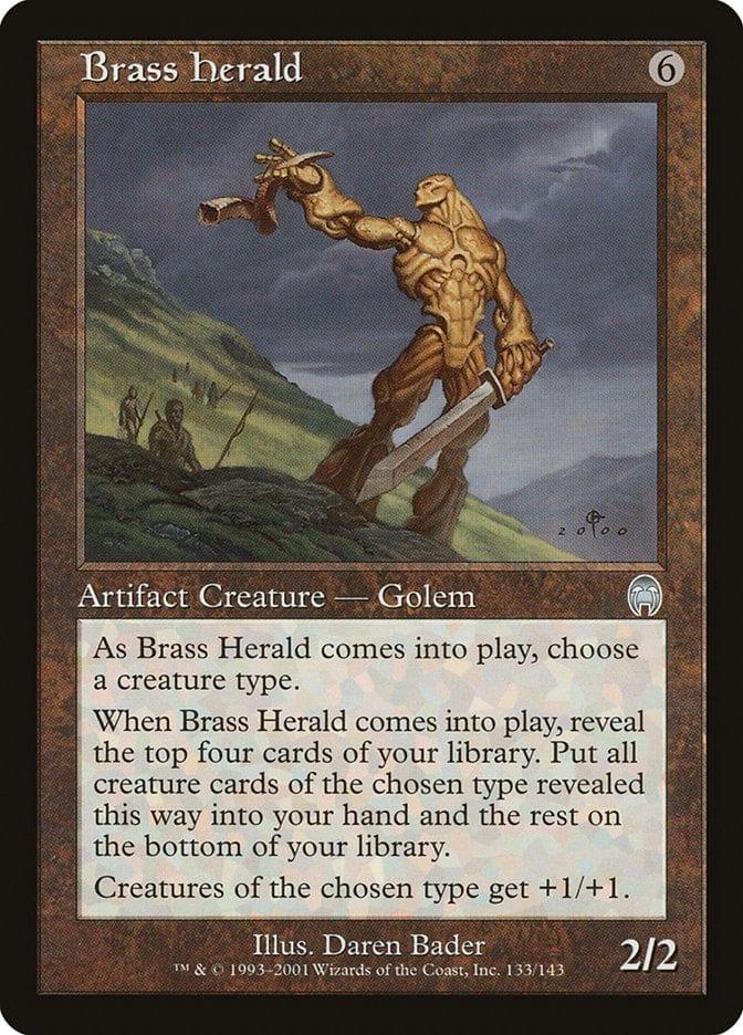 Magic: The Gathering MTG Single Brass Herald [Apocalypse]