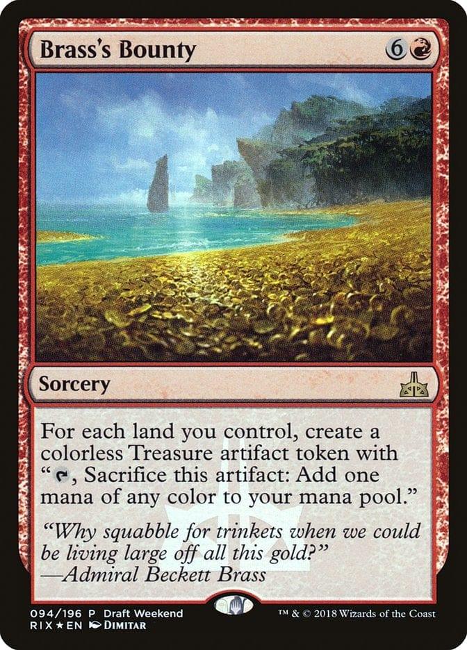 Magic: The Gathering MTG Single Brass's Bounty (Draft Weekend) [Rivals of Ixalan Promos]