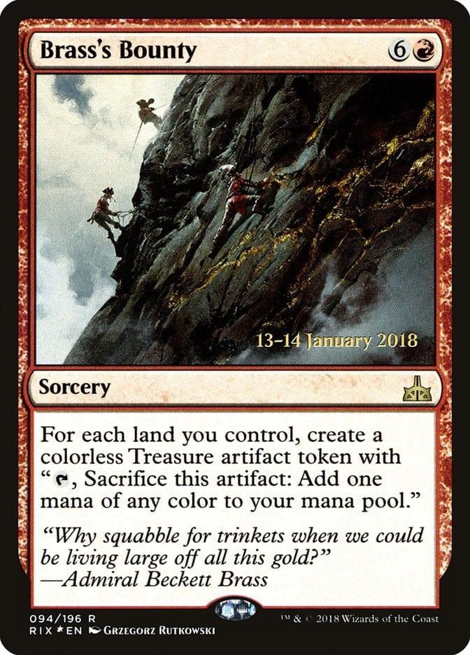 Magic: The Gathering MTG Single Brass's Bounty [Rivals of Ixalan Prerelease Promos]