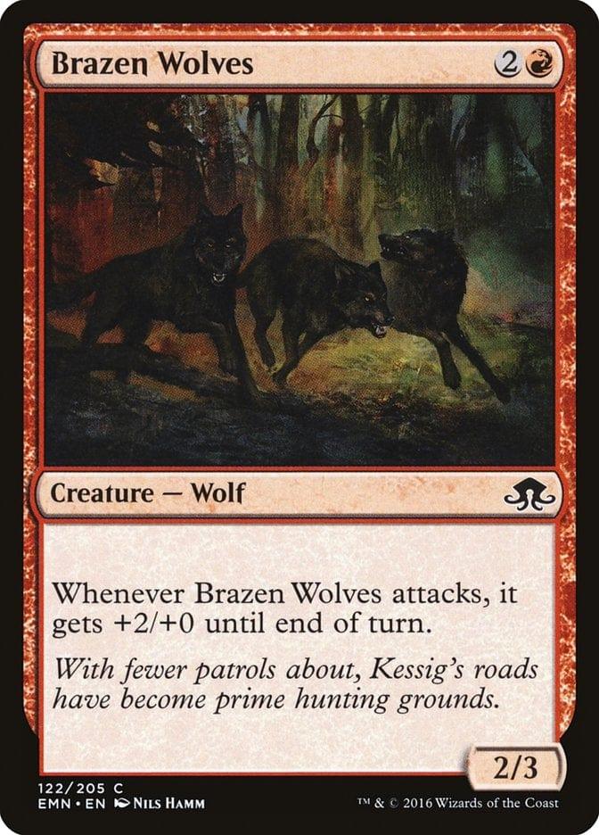 Magic: The Gathering MTG Single Brazen Wolves [Eldritch Moon]