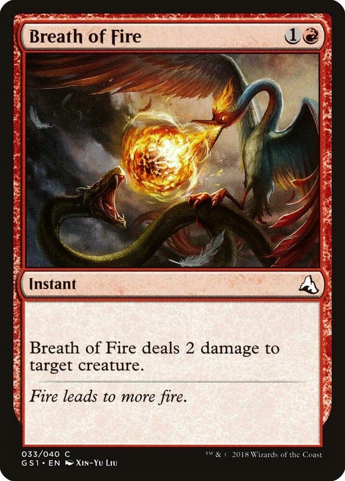 Magic: The Gathering MTG Single Breath of Fire [Global Series Jiang Yanggu & Mu Yanling]