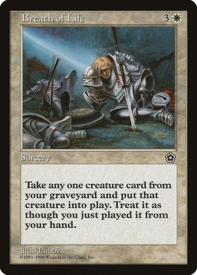 Magic: The Gathering MTG Single Breath of Life [Portal Second Age]
