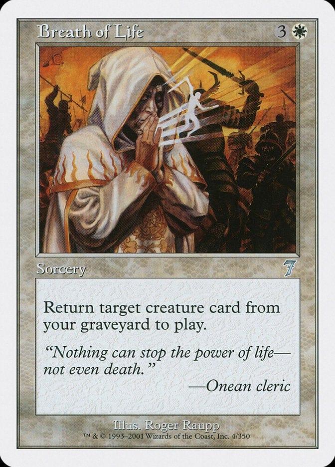 Magic: The Gathering MTG Single Breath of Life [Seventh Edition]