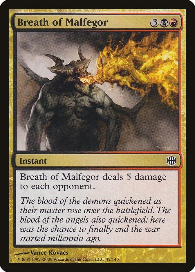 Magic: The Gathering MTG Single Breath of Malfegor [Alara Reborn]