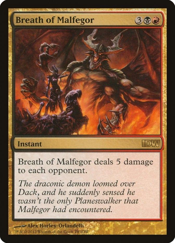 Magic: The Gathering MTG Single Breath of Malfegor [IDW Comics 2012]