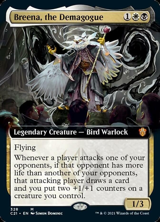 Magic: The Gathering MTG Single Breena, the Demagogue (Extended) [Commander 2021]