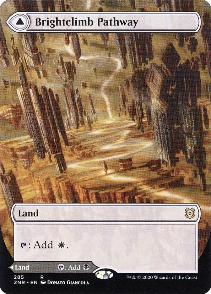 Magic: The Gathering MTG Single Brightclimb Pathway // Grimclimb Pathway (Extended) [Zendikar Rising Extended Art]