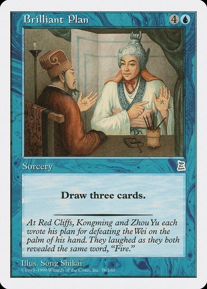 Magic: The Gathering MTG Single Brilliant Plan [Portal Three Kingdoms]