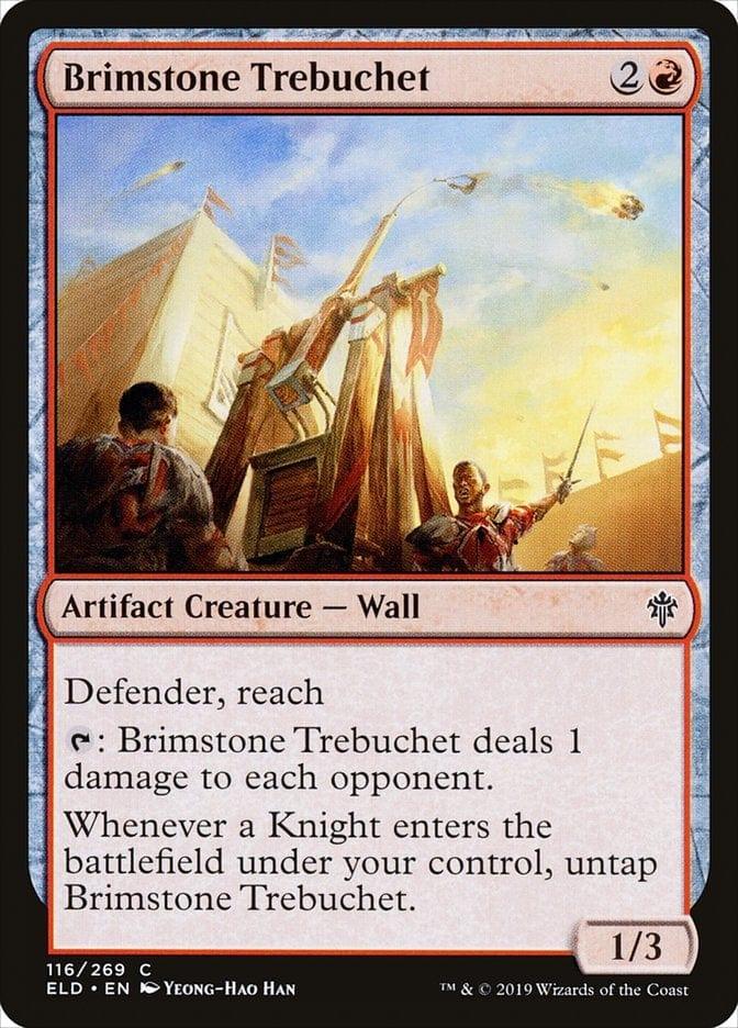 Magic: The Gathering MTG Single Brimstone Trebuchet [Throne of Eldraine]