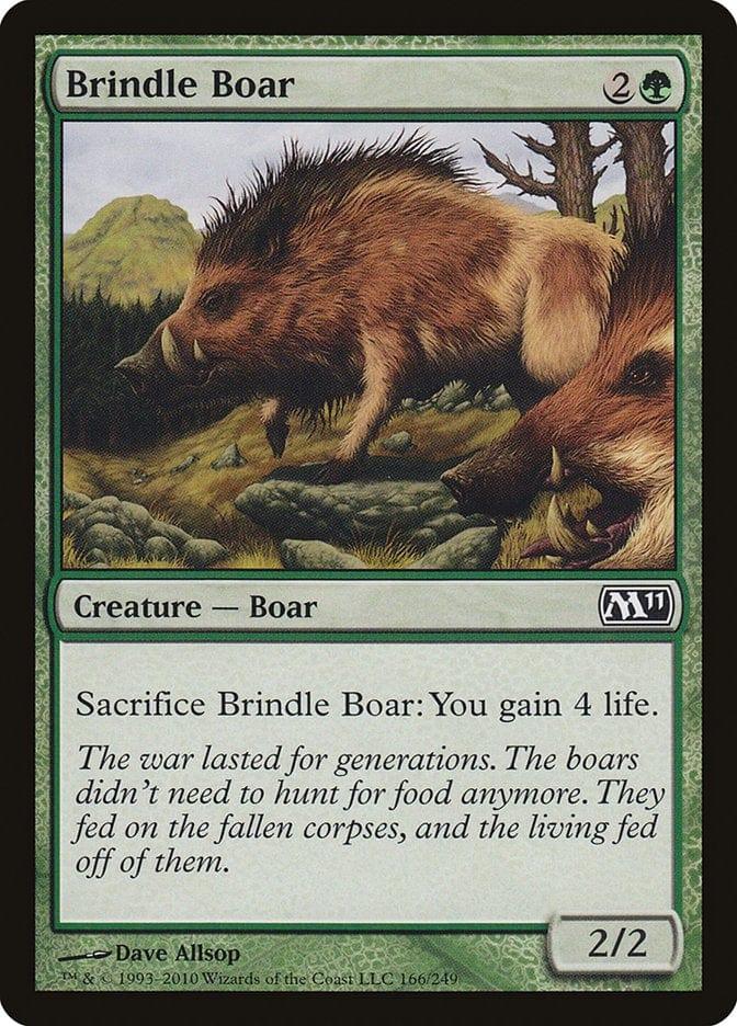 Magic: The Gathering MTG Single Brindle Boar [Magic 2011]