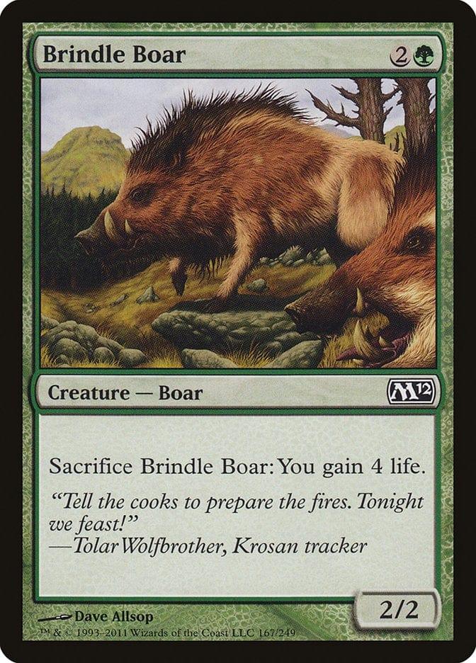 Magic: The Gathering MTG Single Brindle Boar [Magic 2012]