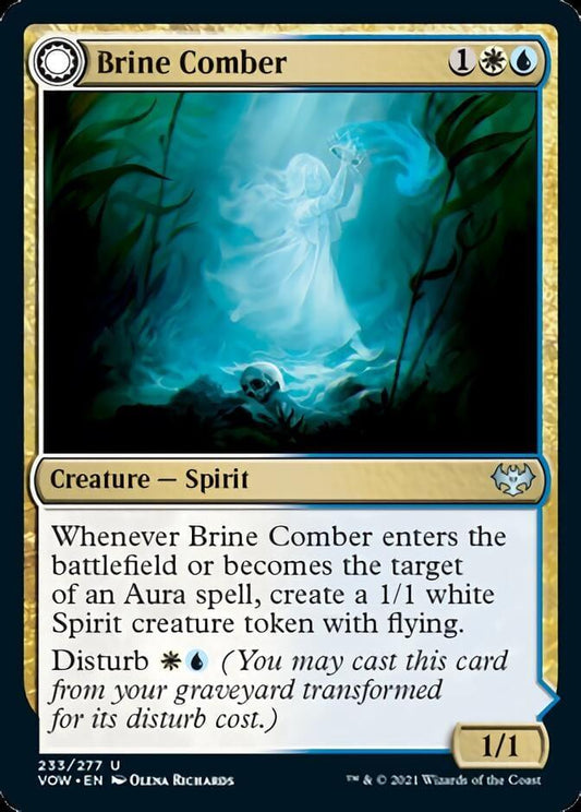 Magic: The Gathering MTG Single Brine Comber // Brinebound Gift [Innistrad: Crimson Vow]