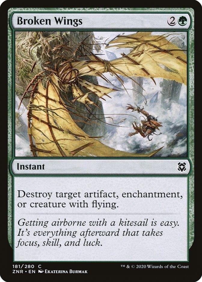 Magic: The Gathering MTG Single Broken Wings [Zendikar Rising]