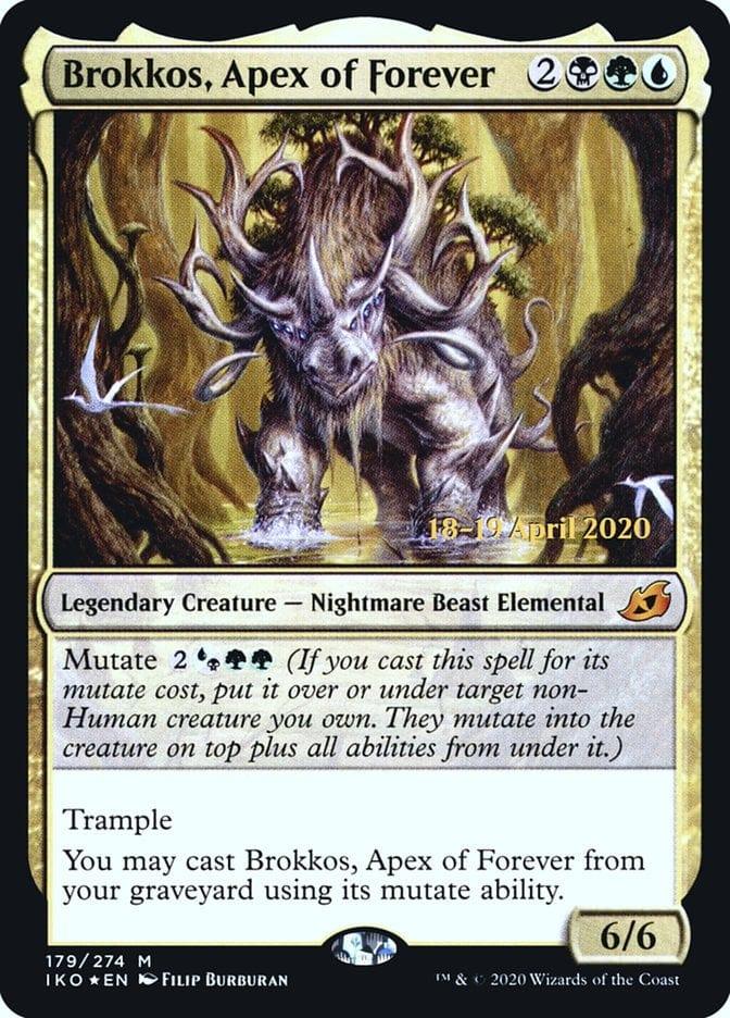 Magic: The Gathering MTG Single Brokkos, Apex of Forever  [Ikoria: Lair of Behemoths Prerelease Promos]