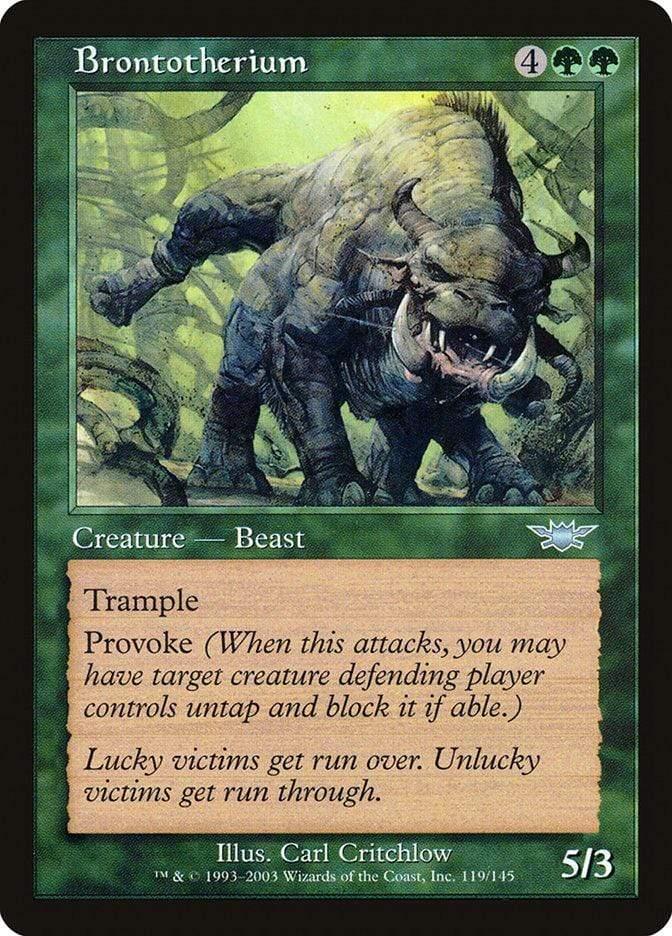 Magic: The Gathering MTG Single Brontotherium [Legions]