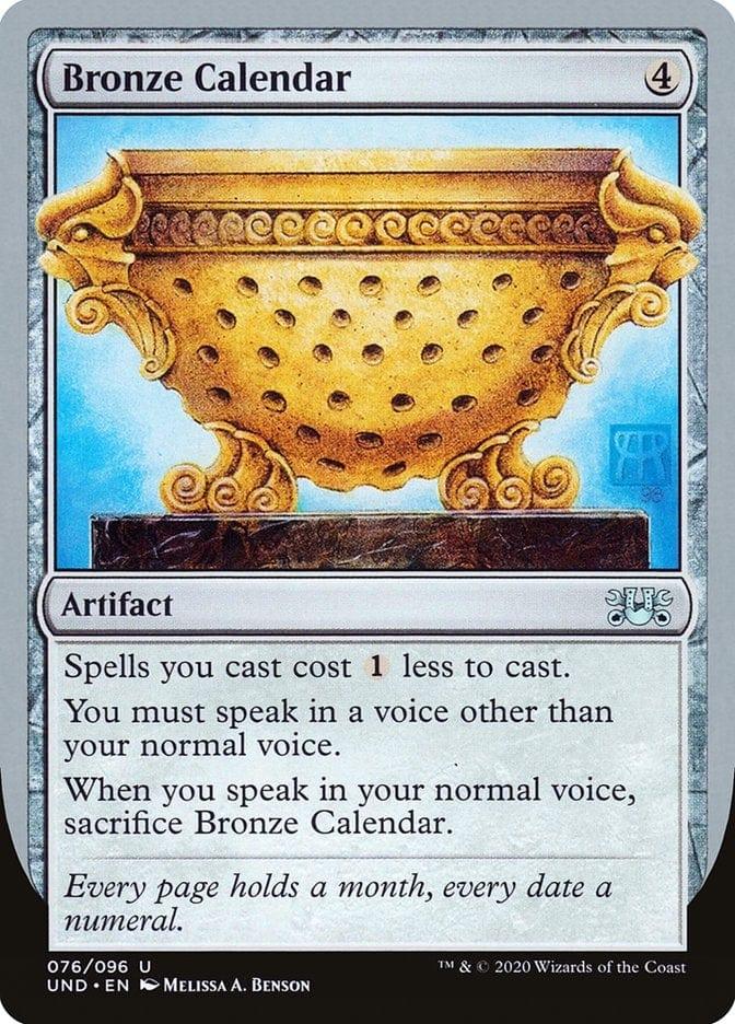 Magic: The Gathering MTG Single Bronze Calendar [Unsanctioned]