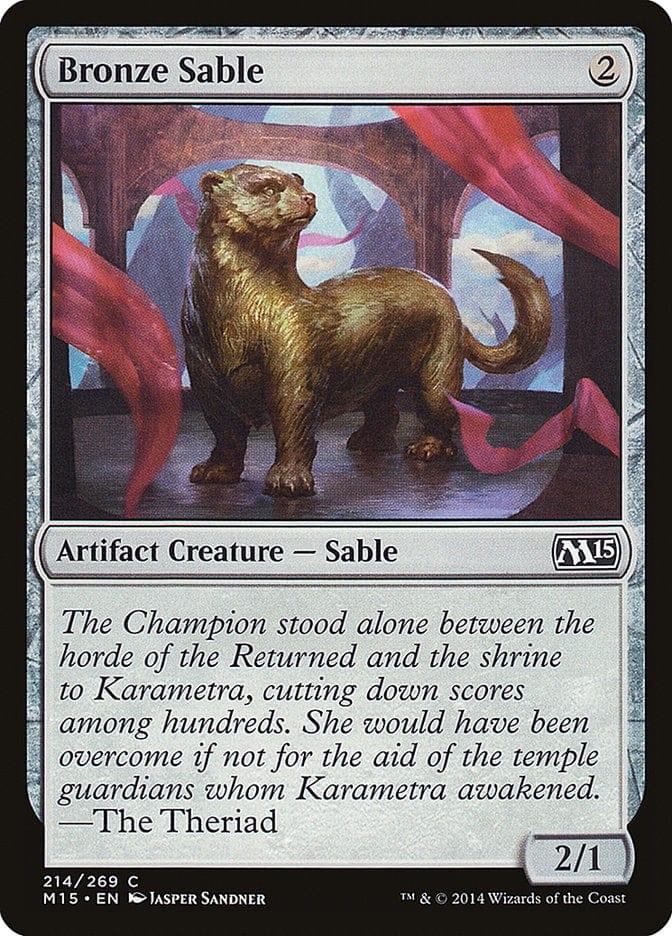 Magic: The Gathering MTG Single Bronze Sable [Magic 2015]