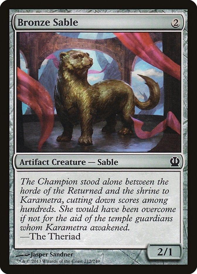 Magic: The Gathering MTG Single Bronze Sable [Theros]
