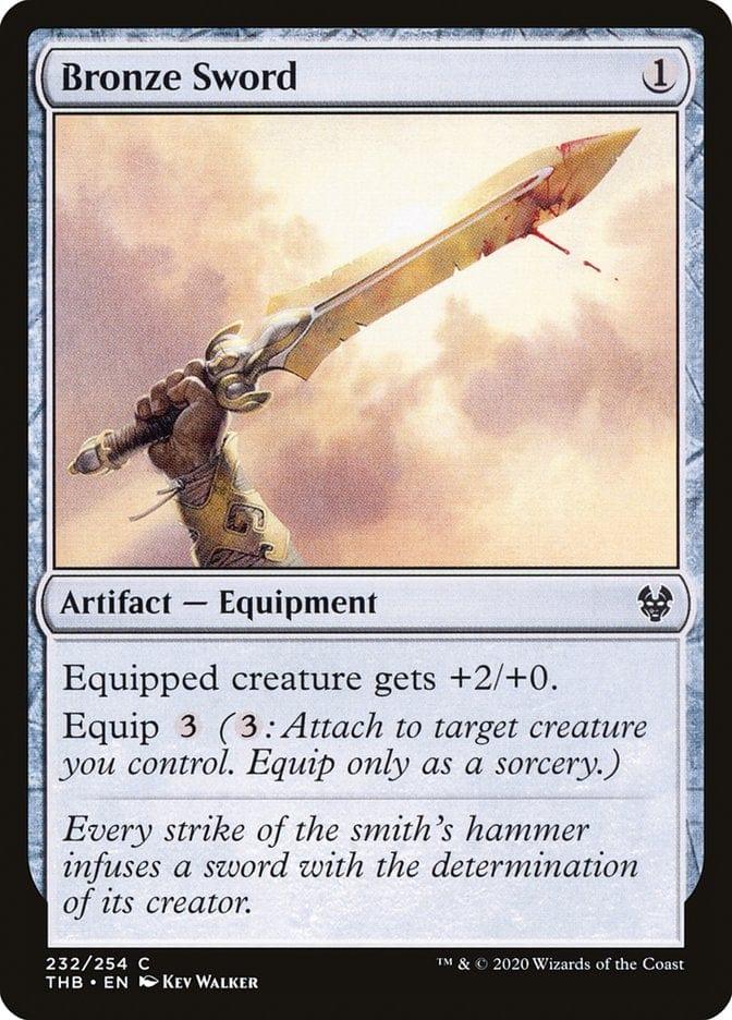 Magic: The Gathering MTG Single Bronze Sword [Theros Beyond Death]