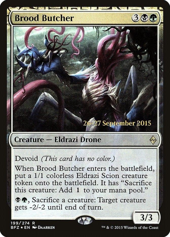Magic: The Gathering MTG Single Brood Butcher  [Battle for Zendikar Prerelease Promos]