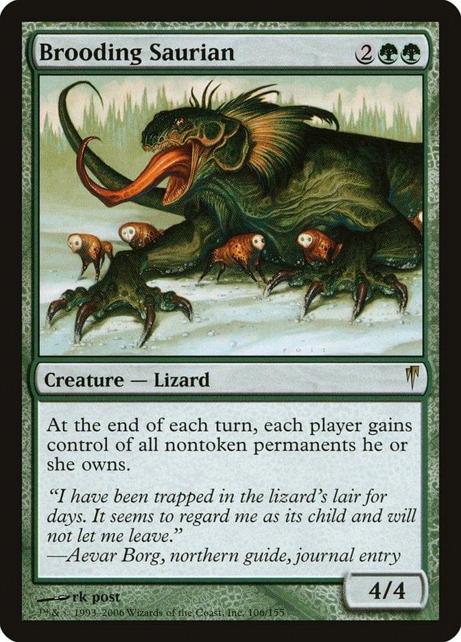 Magic: The Gathering MTG Single Brooding Saurian [Coldsnap]