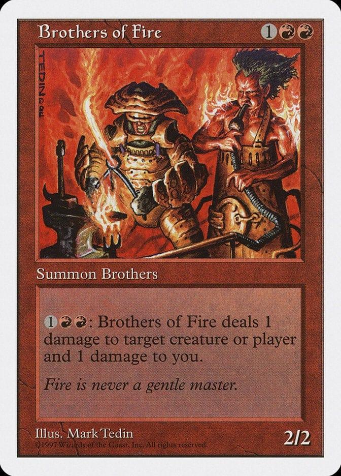 Magic: The Gathering MTG Single Brothers of Fire [Fifth Edition]