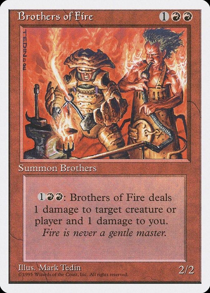 Magic: The Gathering MTG Single Brothers of Fire [Fourth Edition]