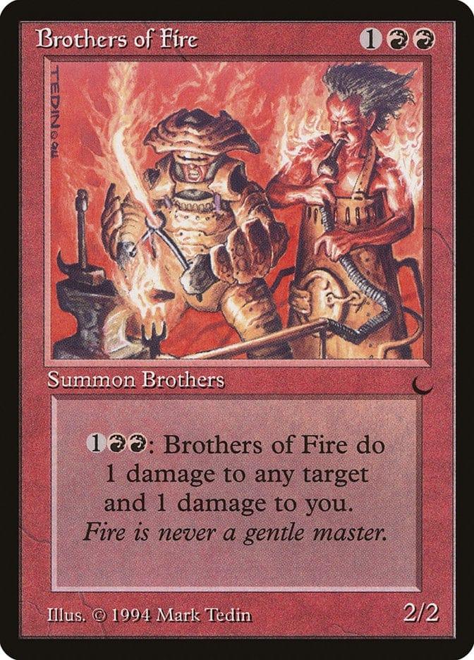Magic: The Gathering MTG Single Brothers of Fire [The Dark]