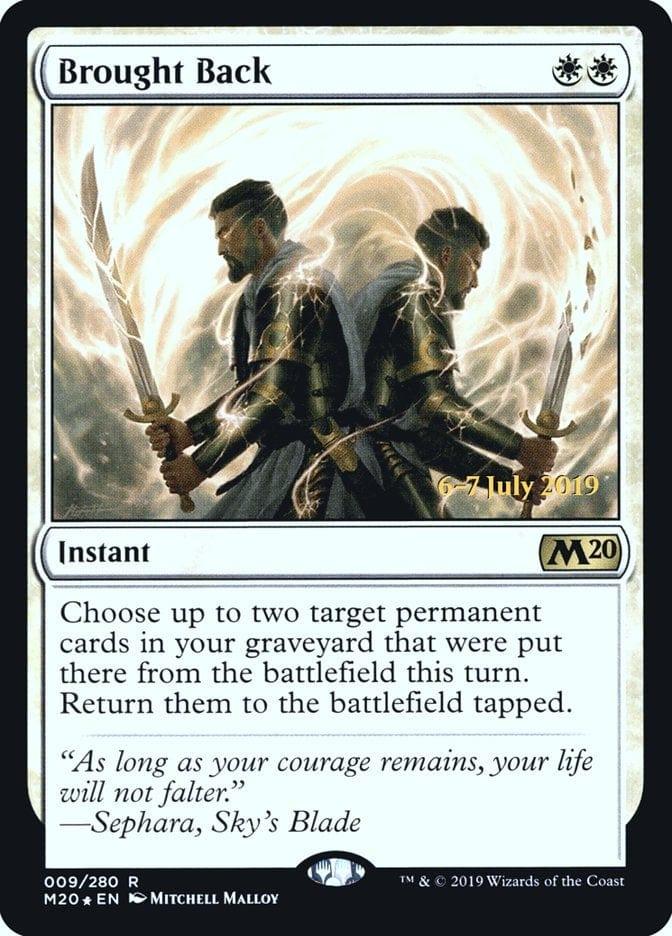 Magic: The Gathering MTG Single Brought Back  [Core Set 2020 Prerelease Promos]