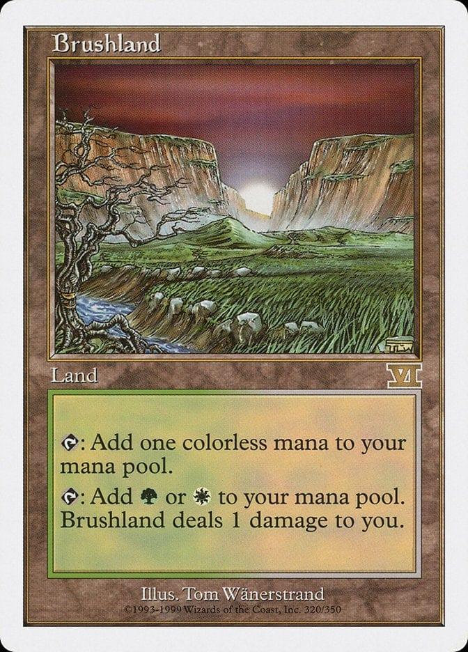 Magic: The Gathering MTG Single Brushland [Classic Sixth Edition]