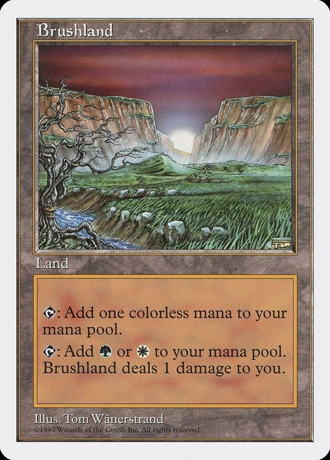 Magic: The Gathering MTG Single Brushland [Fifth Edition]