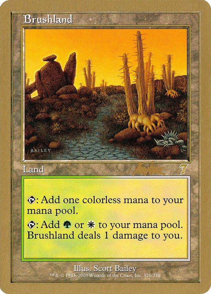 Magic: The Gathering MTG Single Brushland [World Championship Decks 2002]