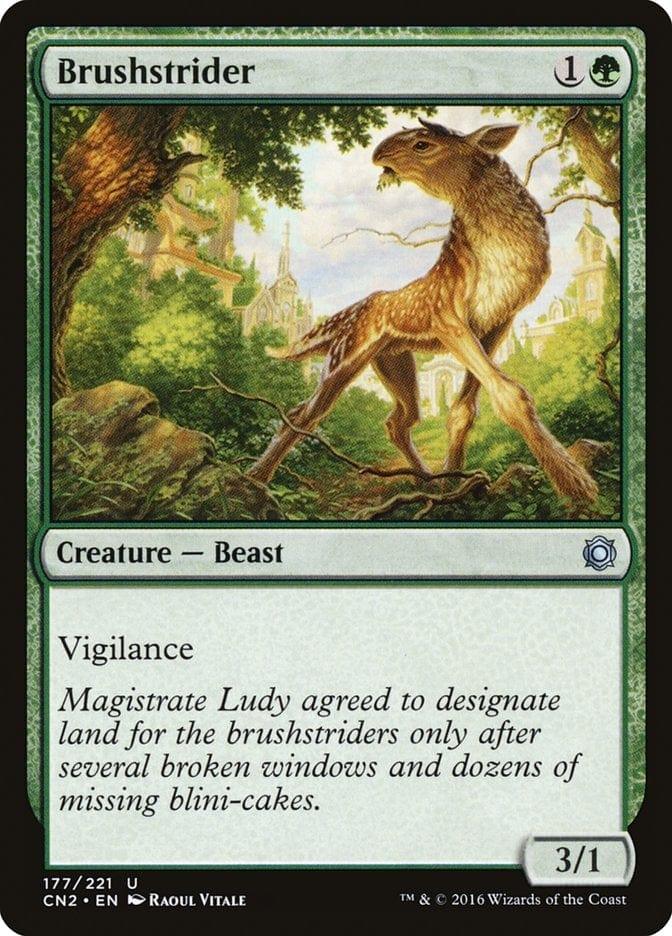Magic: The Gathering MTG Single Brushstrider [Conspiracy: Take the Crown]