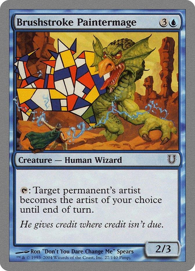 Magic: The Gathering MTG Single Brushstroke Paintermage [Unhinged]