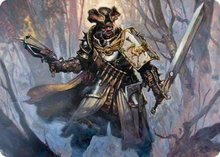 Magic: The Gathering MTG Single Brutal Cathar Art Card [Innistrad: Midnight Hunt Art Series]