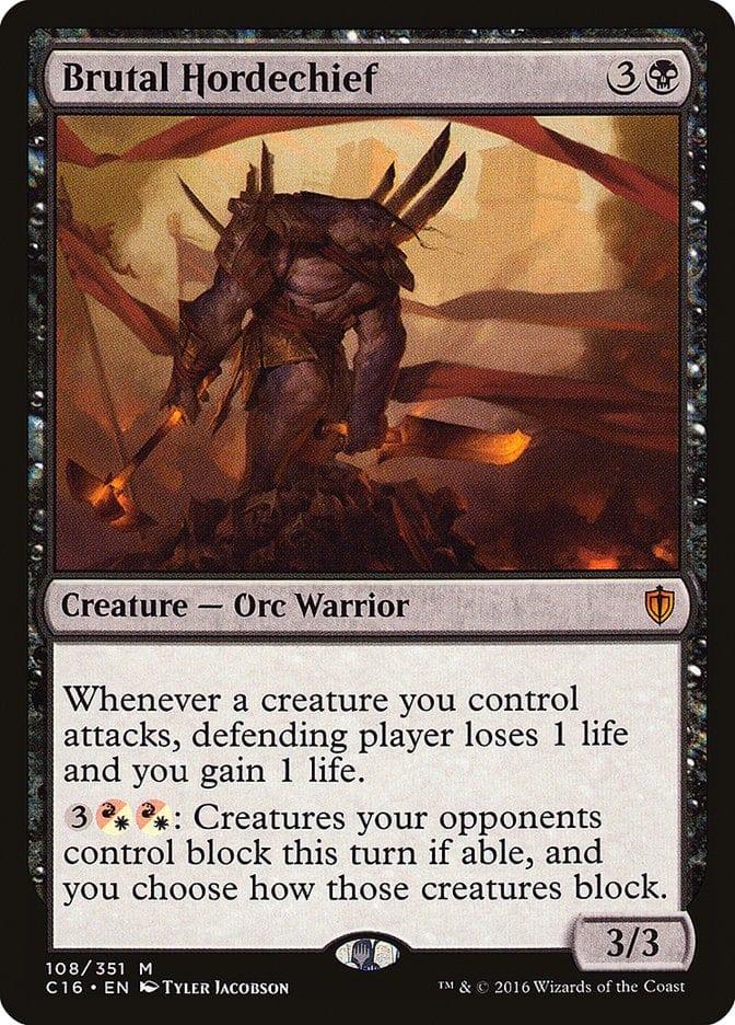Magic: The Gathering MTG Single Brutal Hordechief [Commander 2016]