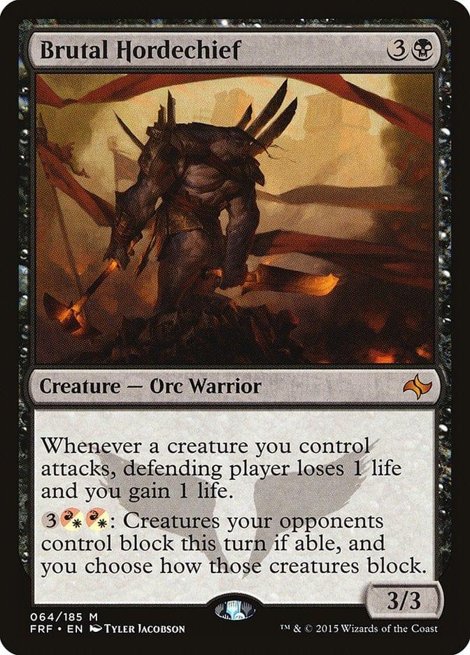 Magic: The Gathering MTG Single Brutal Hordechief [Fate Reforged]