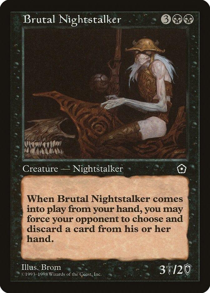 Magic: The Gathering MTG Single Brutal Nightstalker [Portal Second Age]