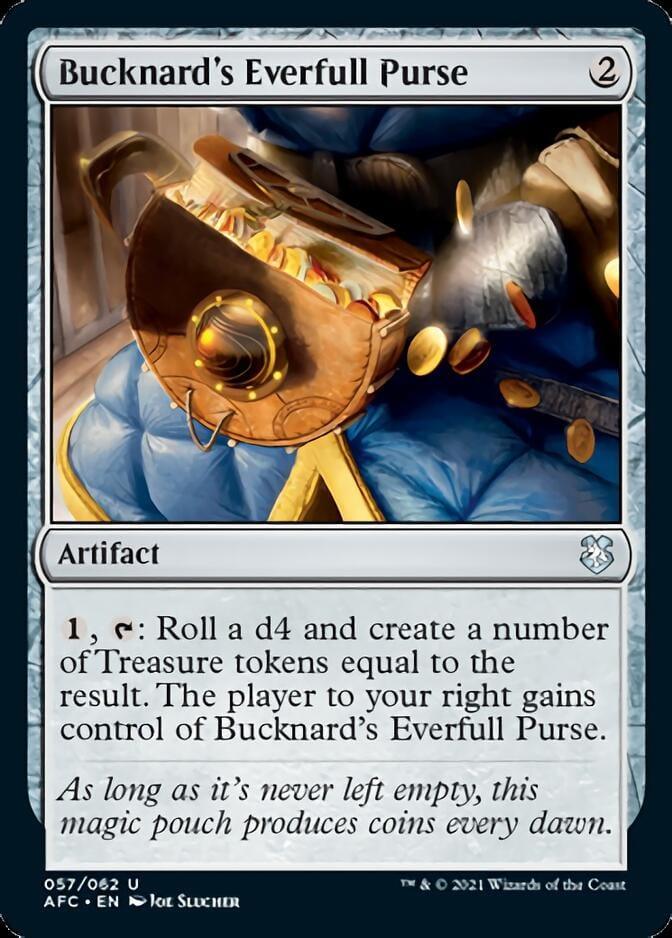 Magic: The Gathering MTG Single Bucknard's Everfull Purse [Dungeons & Dragons: Adventures in the Forgotten Realms Commander]
