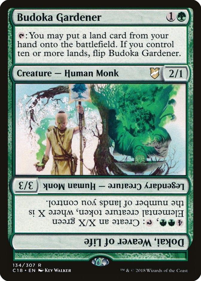 Magic: The Gathering MTG Single Budoka Gardener // Dokai, Weaver of Life [Commander 2018]